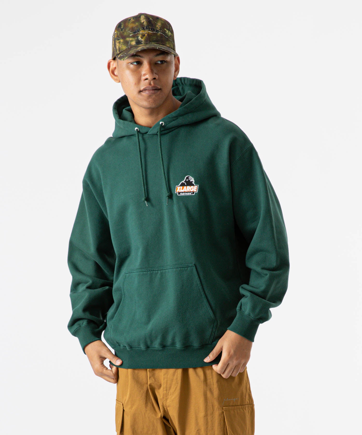 เสื้อฮู้ด XLARGE รุ่น SLANTED OG PULLOVER HOODED SWEATSHIRT