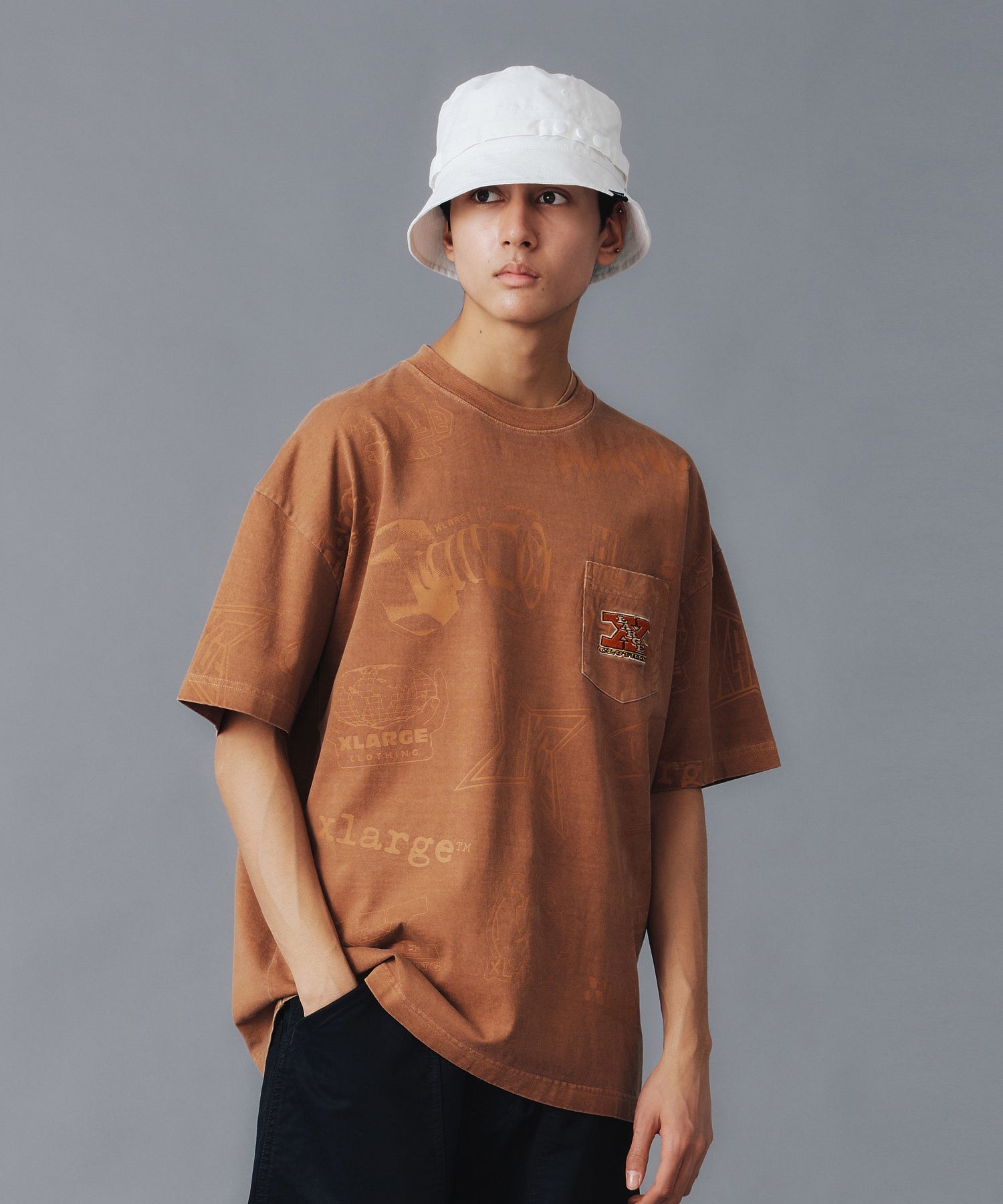 เสื้อยืดแขนสั้น XLARGE รุ่น Allover Printed S/S Pocket Tee