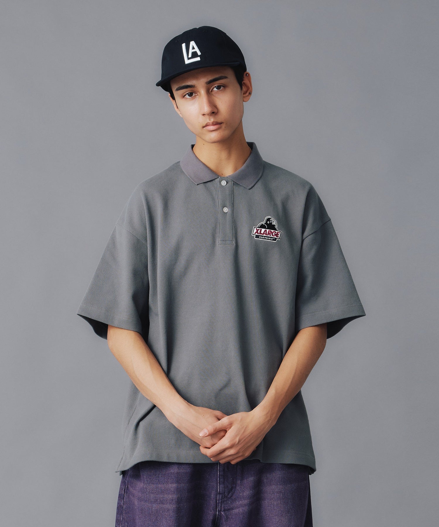 เสื้อโปโล XLARGE รุ่น SLANTED OG POLO SHIRT