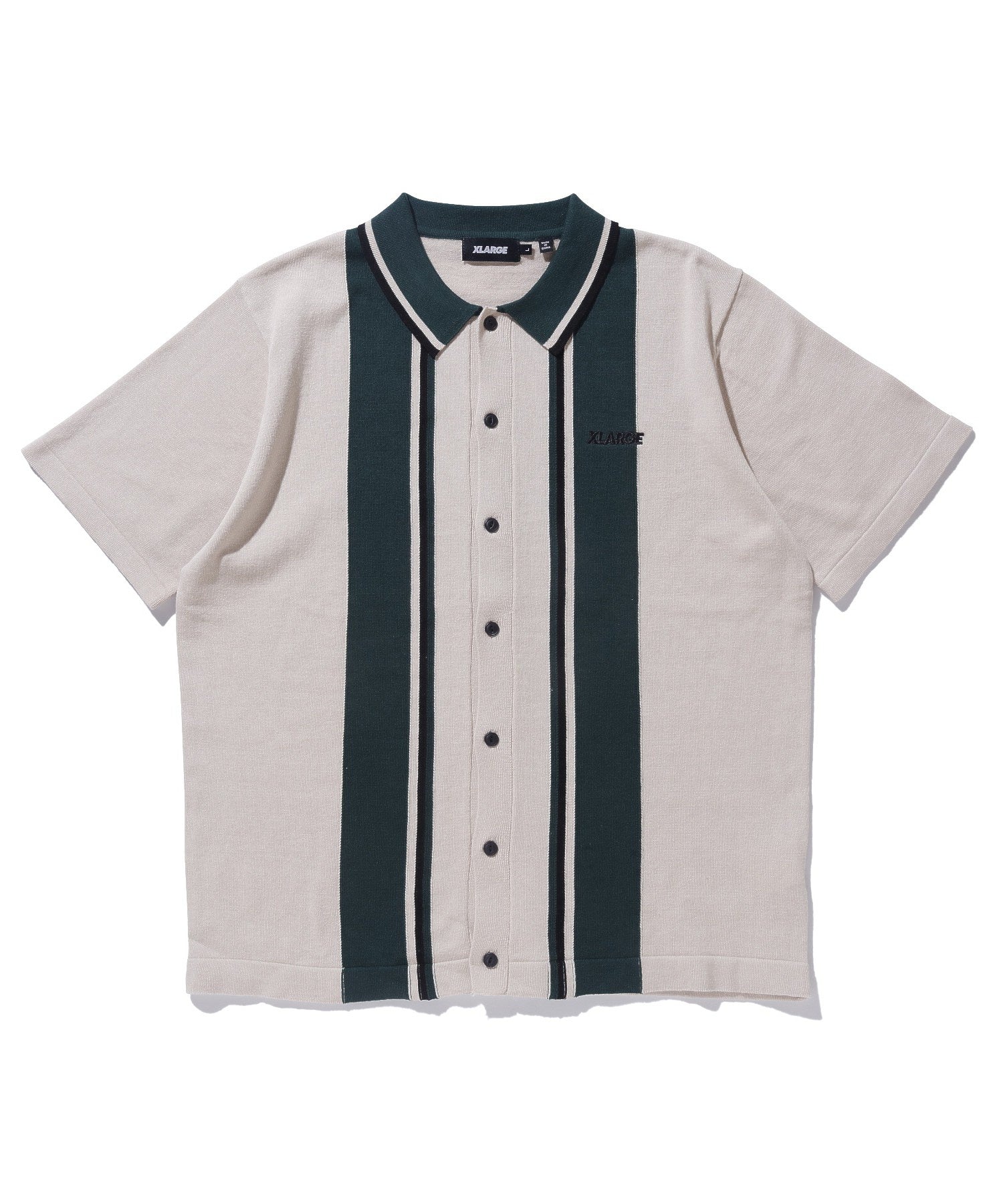 เสื้อโปโล XLARGE รุ่น LINE KNIT S/S SHIRT