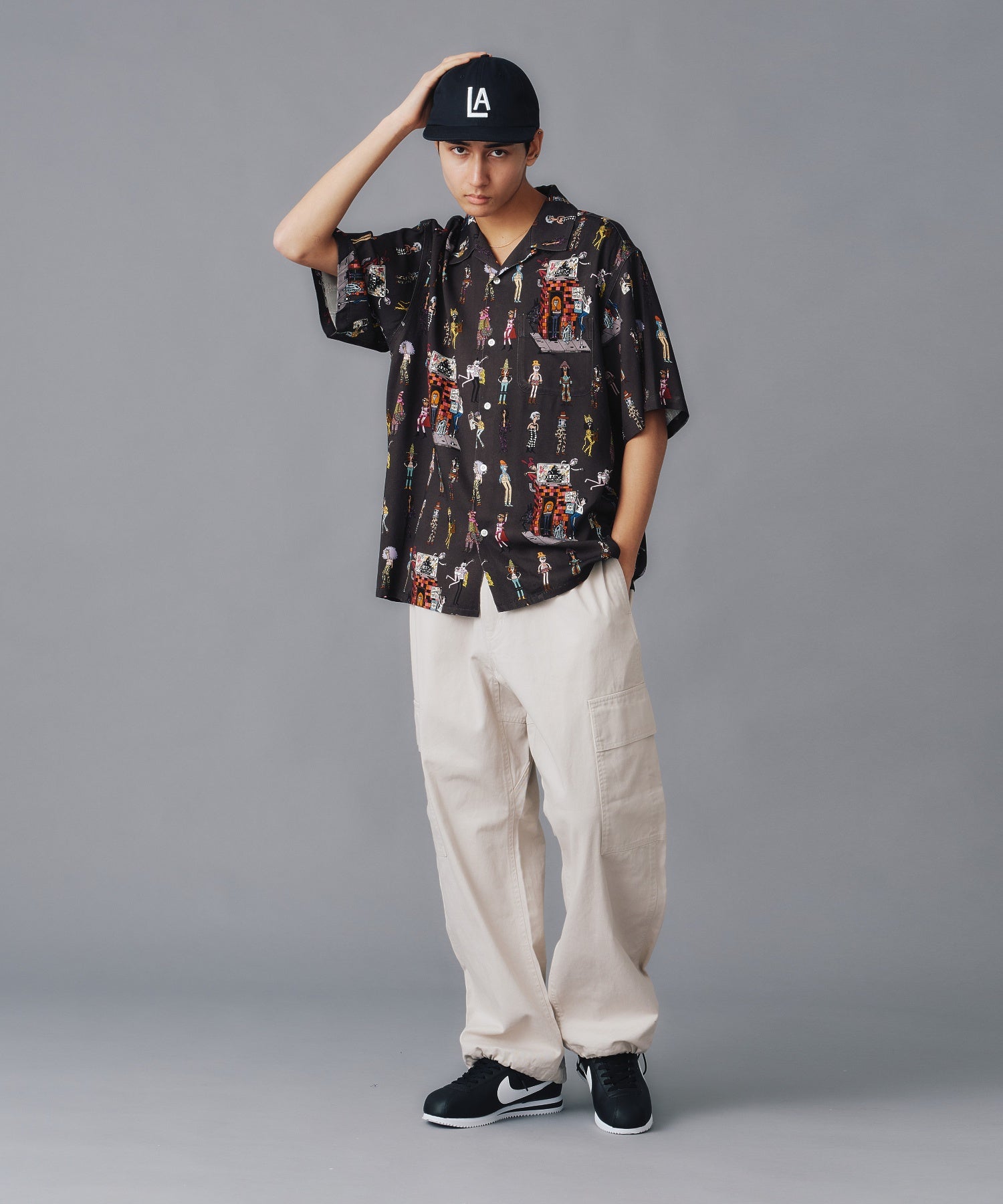 เสื้อเชิ้ต XLARGE รุ่น LIFE PATTERN S/S SHIRT