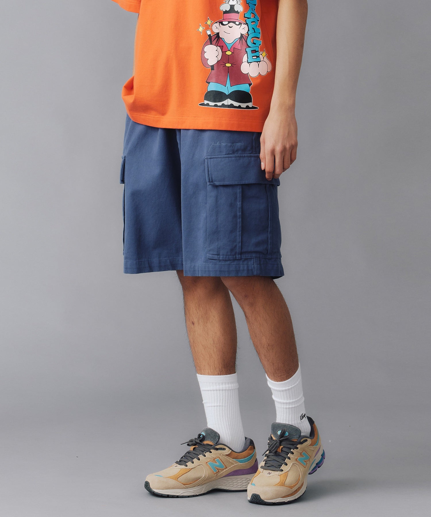 กางเกงขาสั้น XLARGE รุ่น EMBROIDERED LOGO CARGO SHORT PANTS