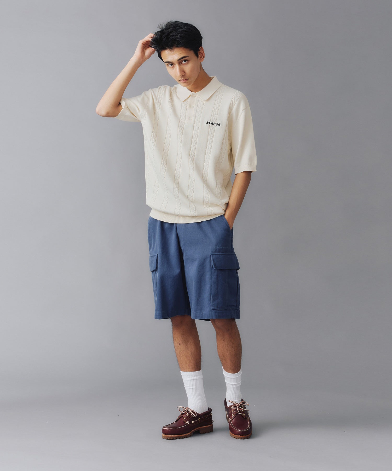 กางเกงขาสั้น XLARGE รุ่น EMBROIDERED LOGO CARGO SHORT PANTS