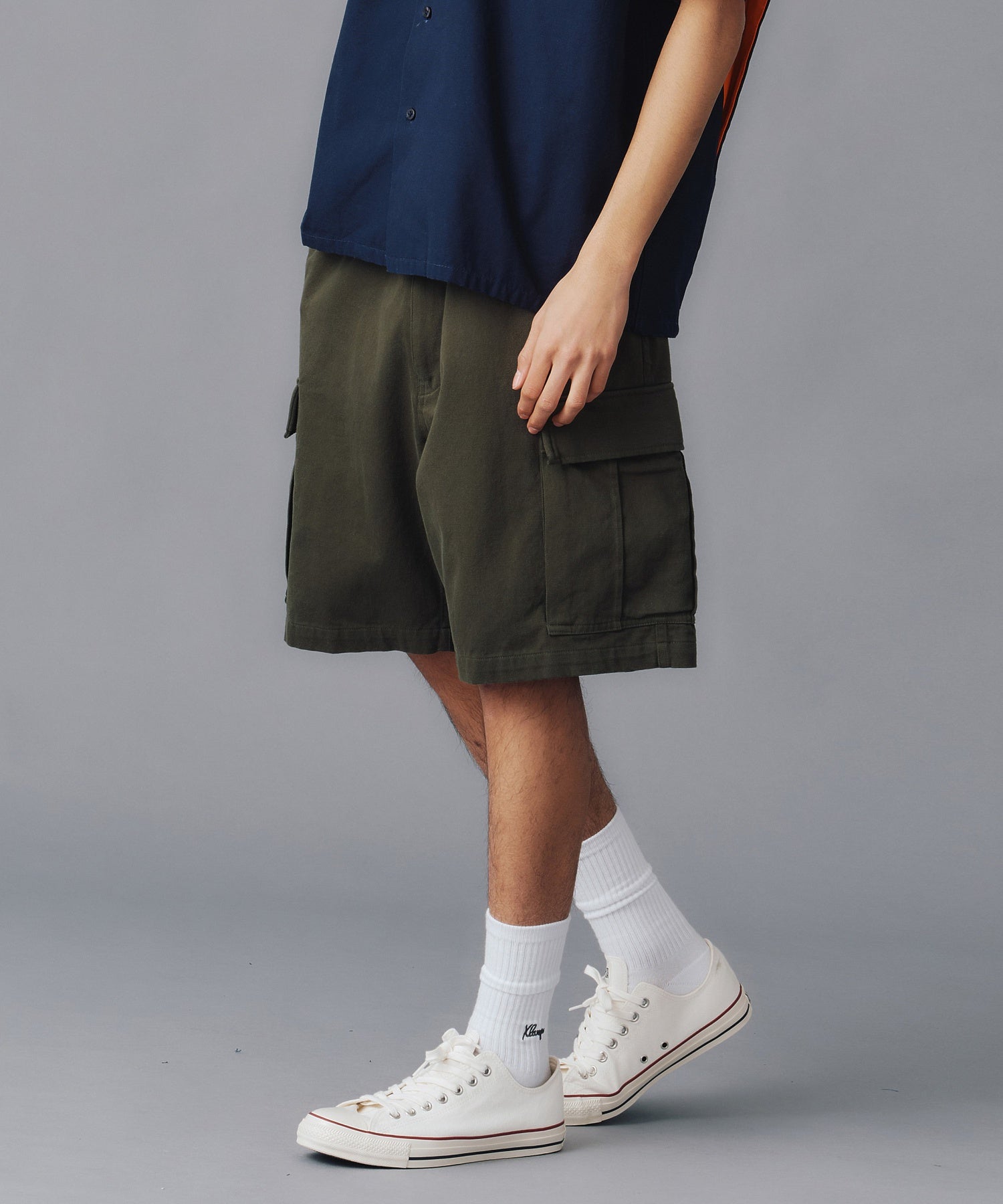 กางเกงขาสั้น XLARGE รุ่น EMBROIDERED LOGO CARGO SHORT PANTS