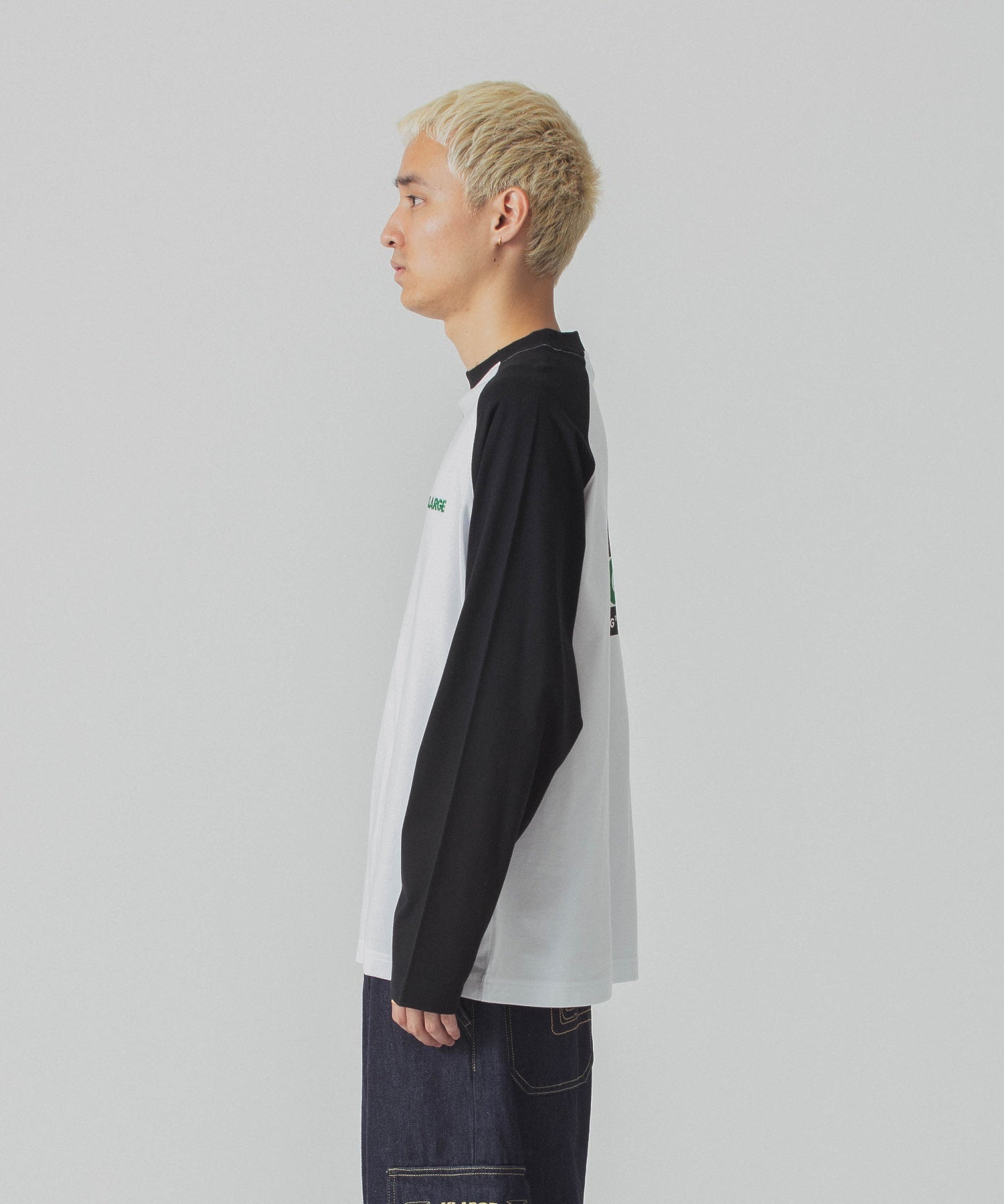 เสื้อยืดแขนยาว XLARGE รุ่น Slanted OG Raglan L/S Tee