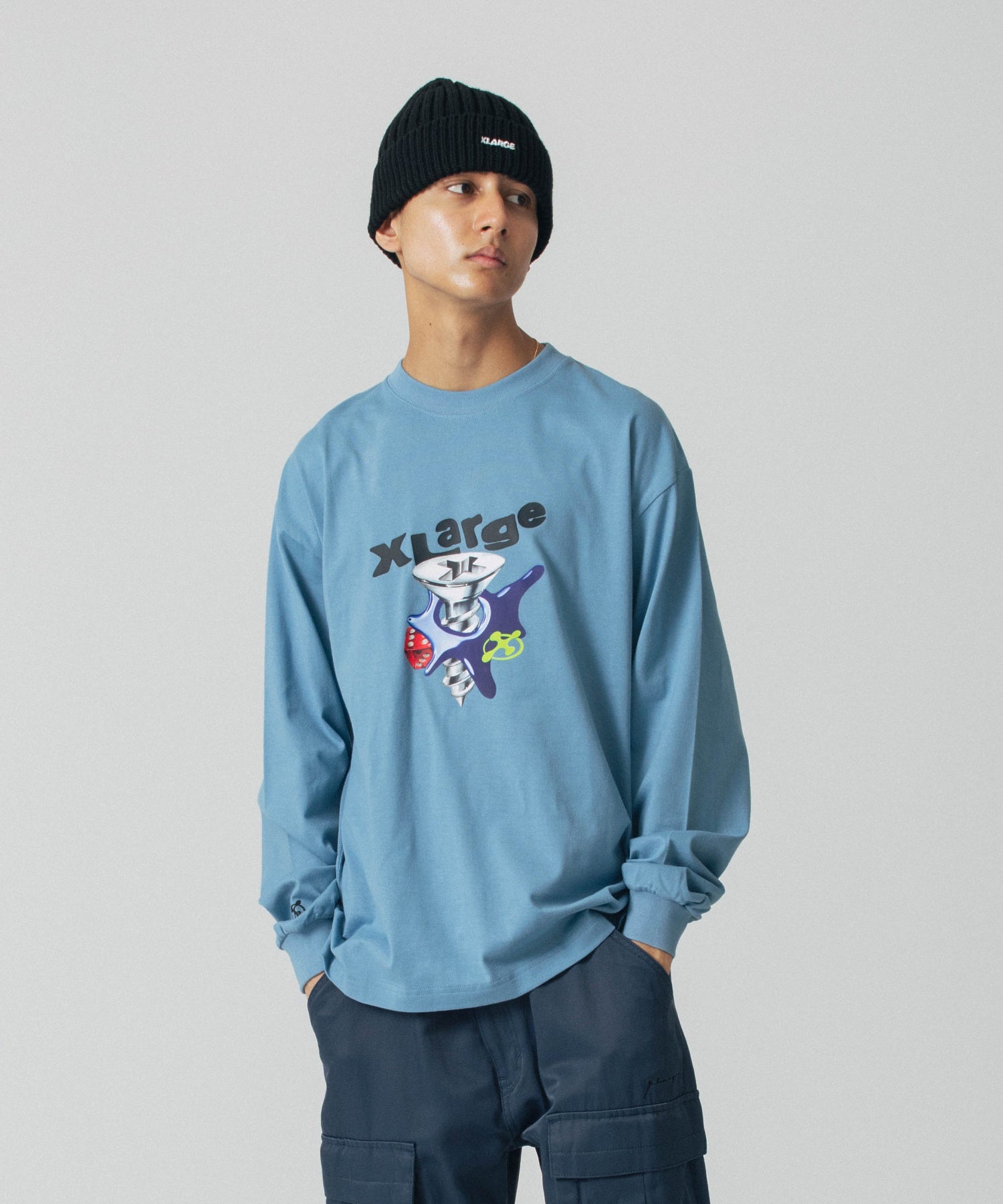 เสื้อยืดแขนยาว XLARGE รุ่น Research L/S Top