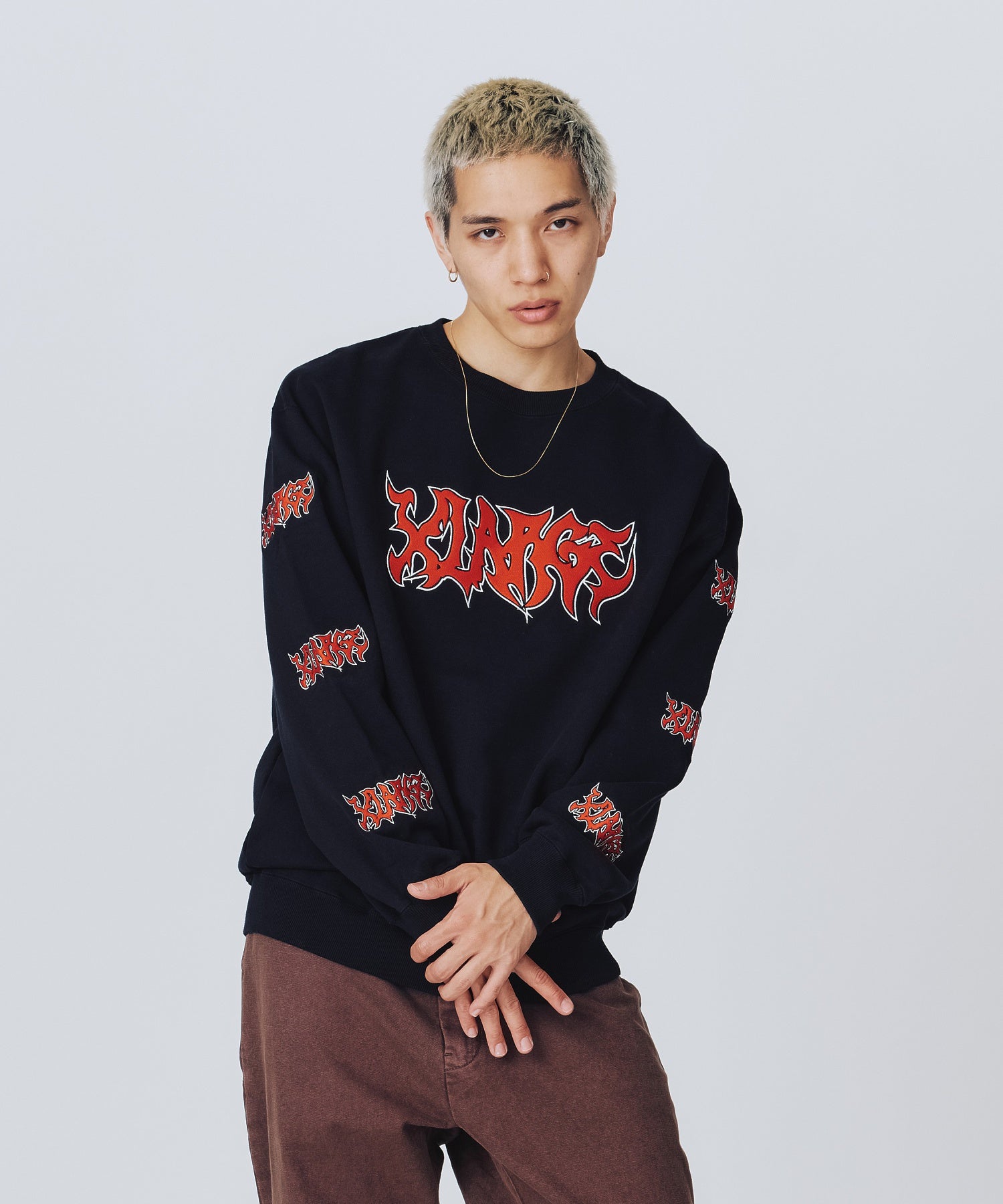 เสื้อสเวตเชิ้ต XLARGE รุ่น Metal Crewneck Sweatshirt