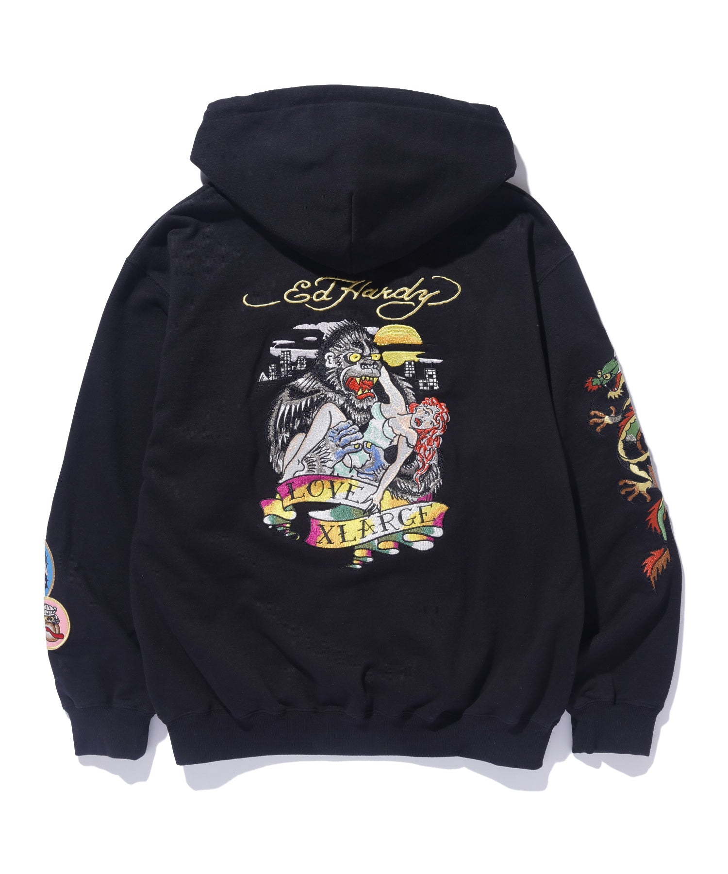 เสื้อฮู้ด XLARGE รุ่น XLARGE x Ed Hardy Zip Hooded Sweatshirt