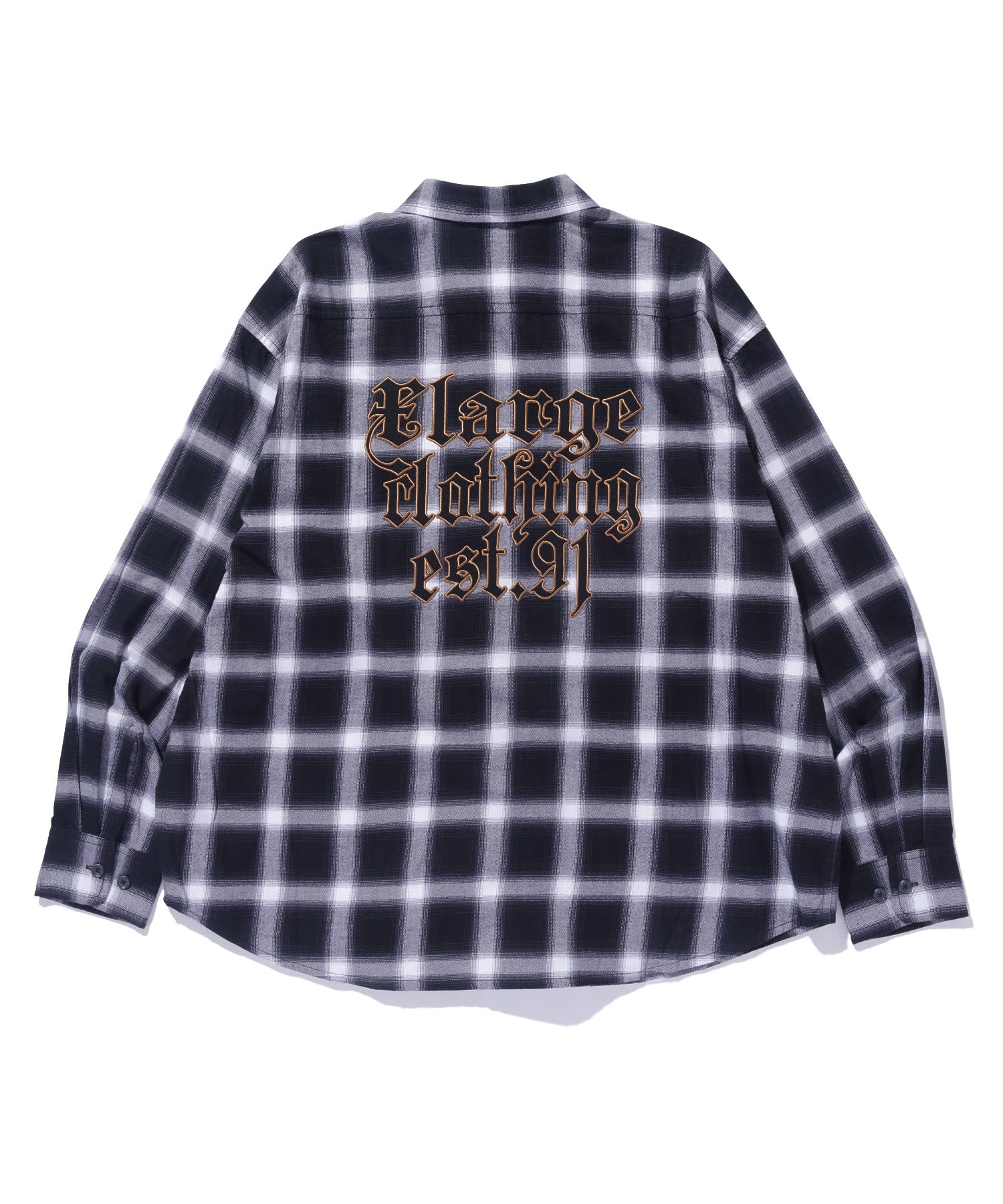 เสื้อเชิ้ตแขนยาว XLARGE รุ่น Old English L/S Flannel Shirt