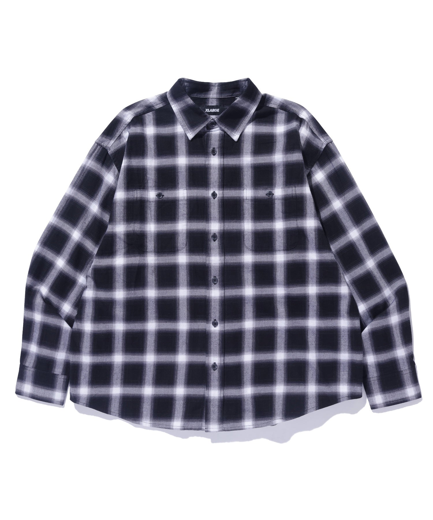 เสื้อเชิ้ตแขนยาว XLARGE รุ่น Old English L/S Flannel Shirt