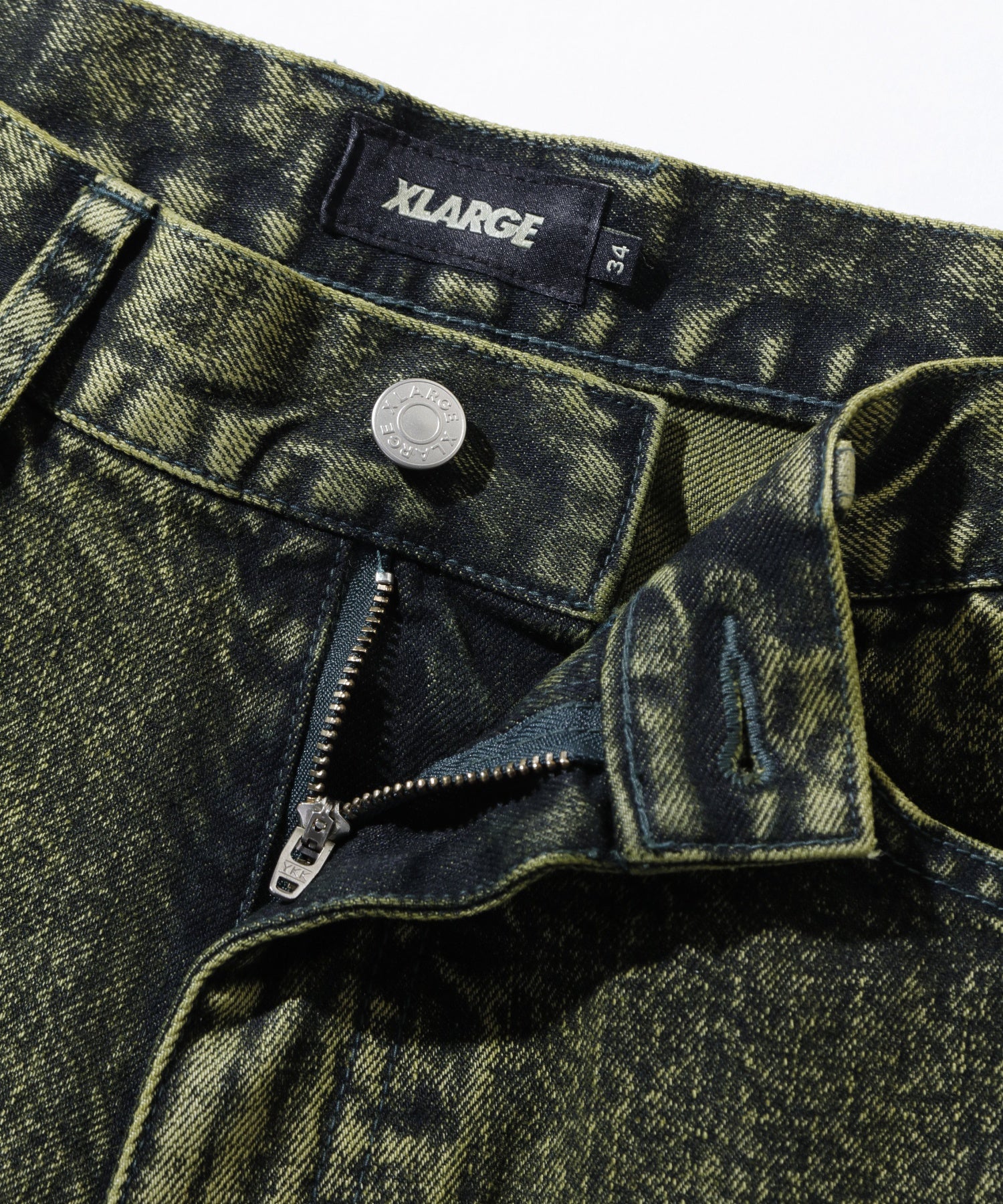 กางเกงยีนส์ผ้าเดนิม XLARGE รุ่น Overdyed Denim Pants