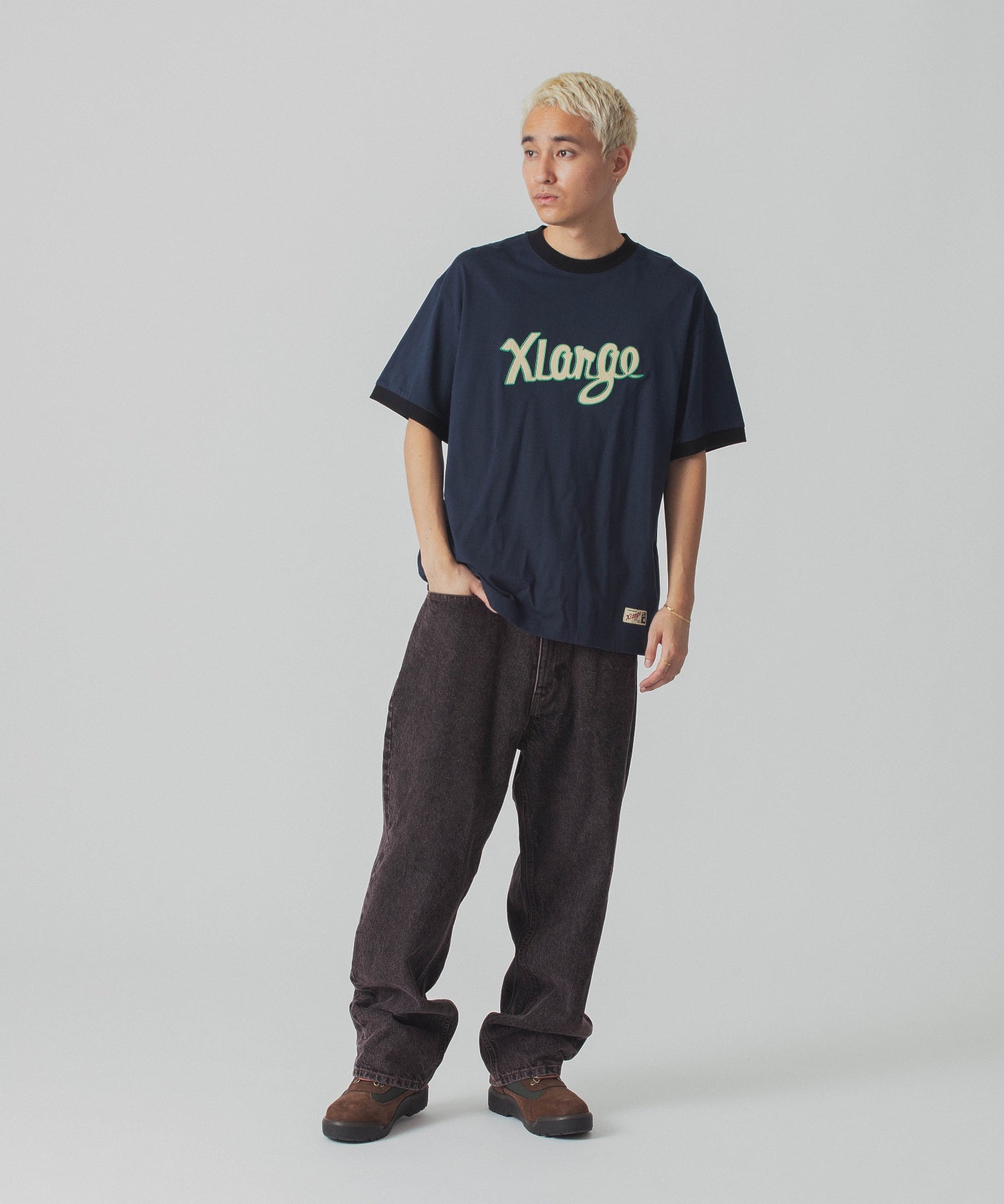 กางเกงยีนส์ผ้าเดนิม XLARGE รุ่น Overdyed Denim Pants