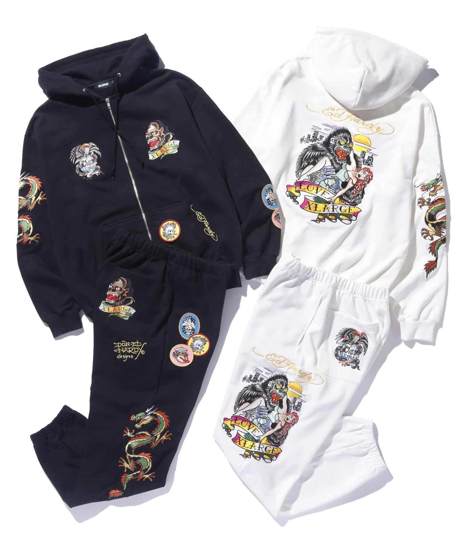 กางเกงขายาว XLARGE รุ่น XLARGE x Ed Hardy Sweat Pants