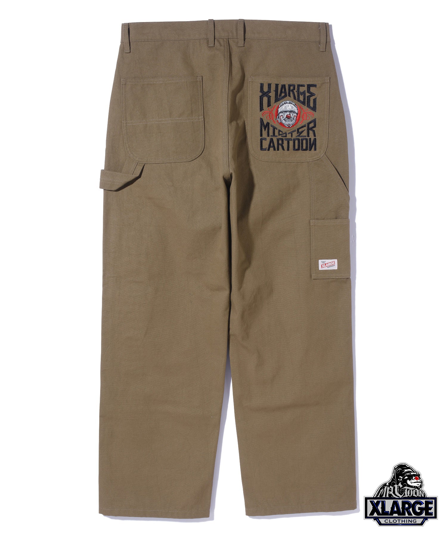 กางเกงขายาว XLARGE รุ่น XLARGE x Mr.Cartoon Work Pants