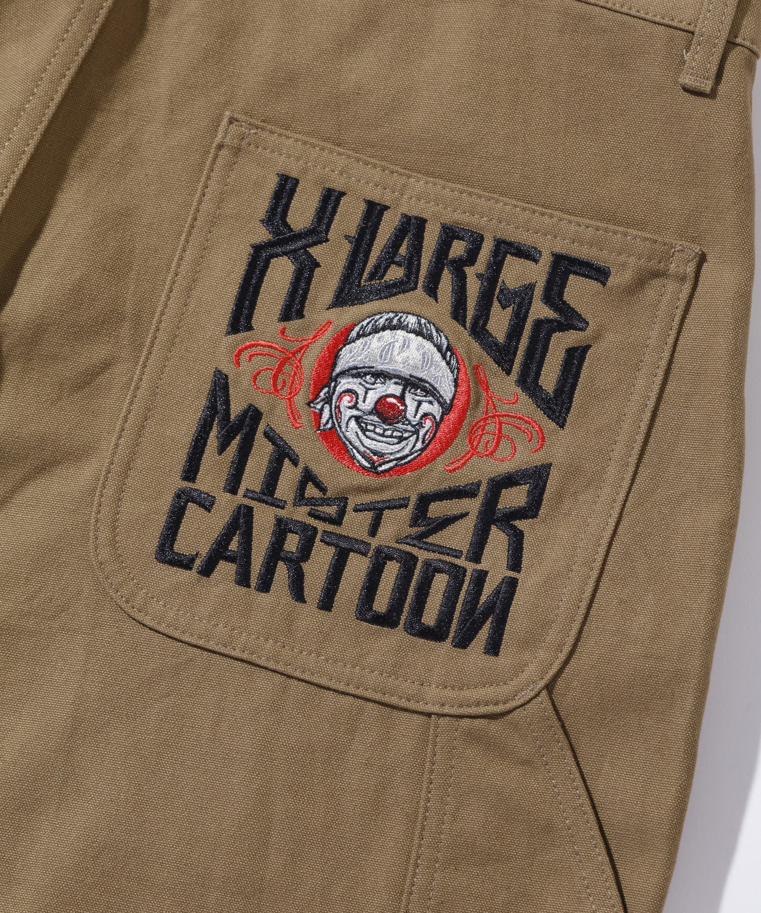 กางเกงขายาว XLARGE รุ่น XLARGE x Mr.Cartoon Work Pants