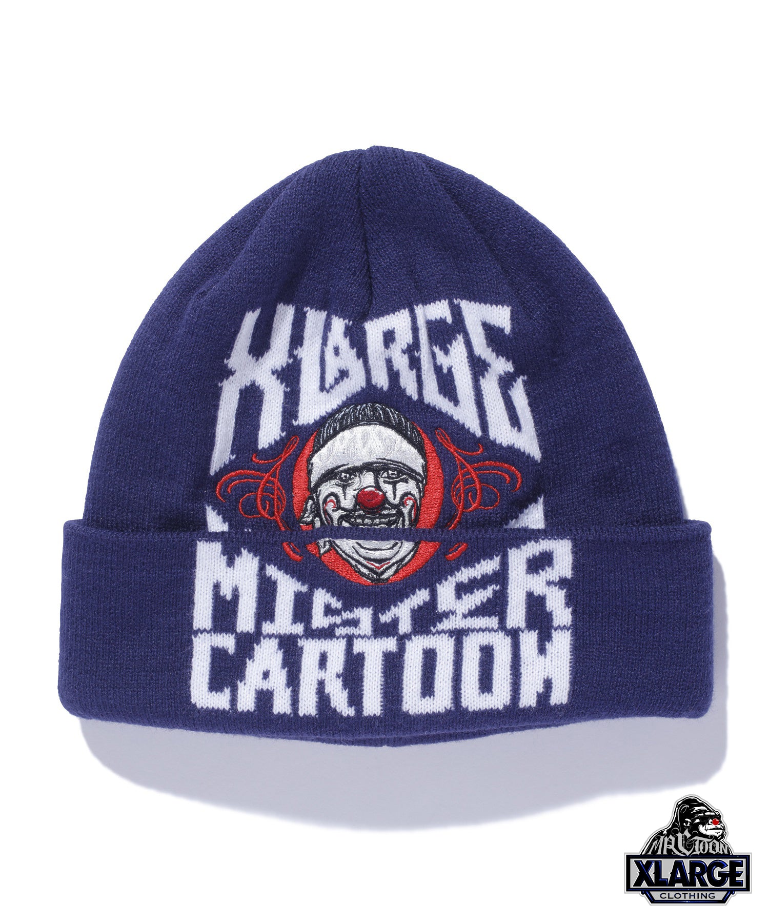 หมวกบีนนี่ XLARGE รุ่น XLARGE x Mr.Cartoon Cuff Beanie