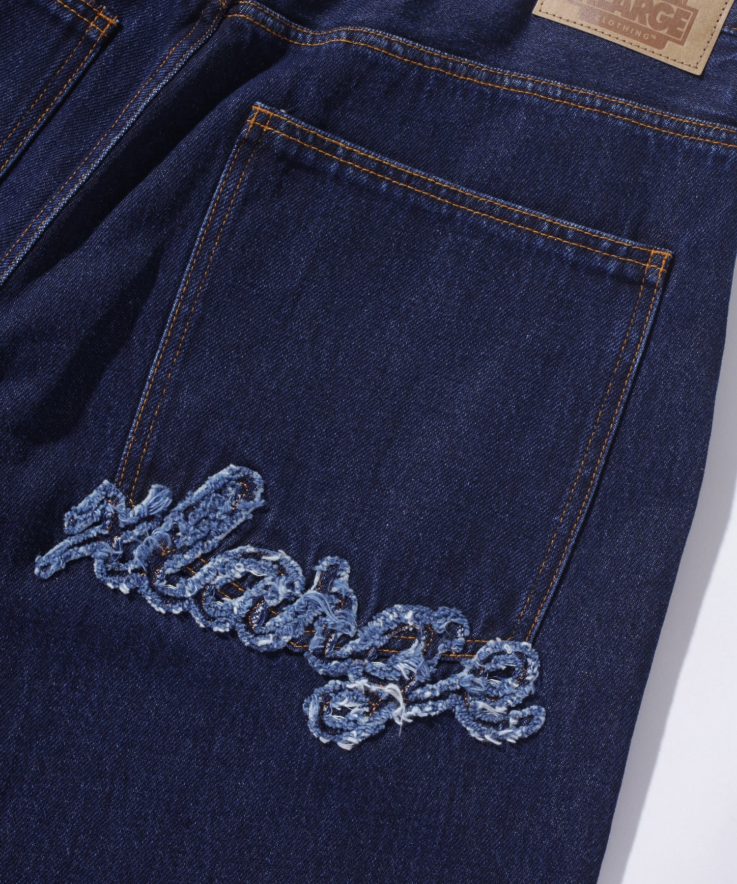 กางเกงยีนส์ผ้าเดนิม Xlarge รุ่น Patched Denim Pants