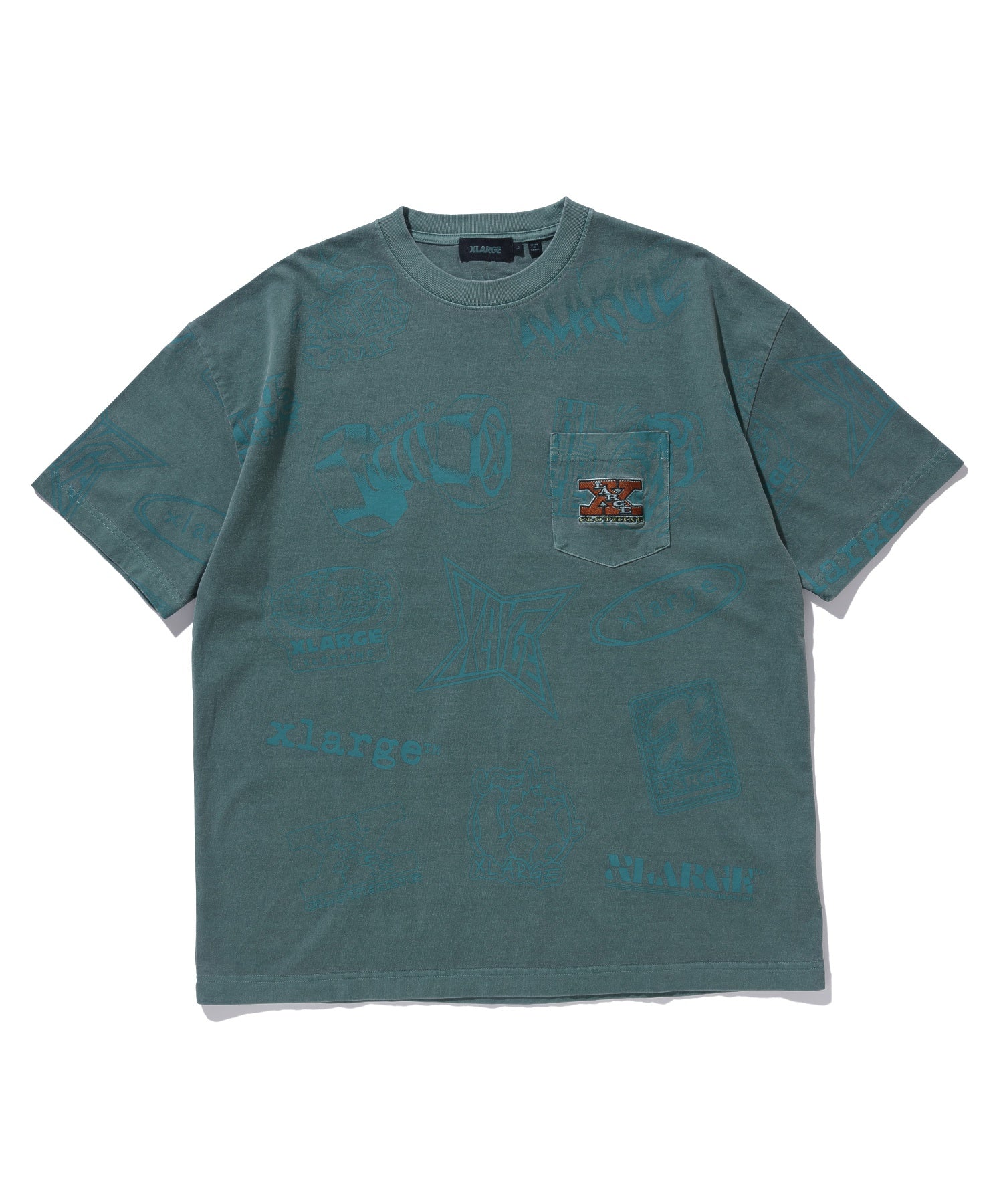 เสื้อยืดแขนสั้น XLARGE รุ่น Allover Printed S/S Pocket Tee